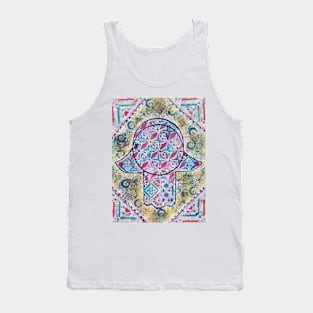 India Hamsa by Harriette Knight Tank Top